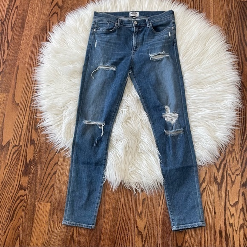 Agolde distressed skinny jeans size 31‎